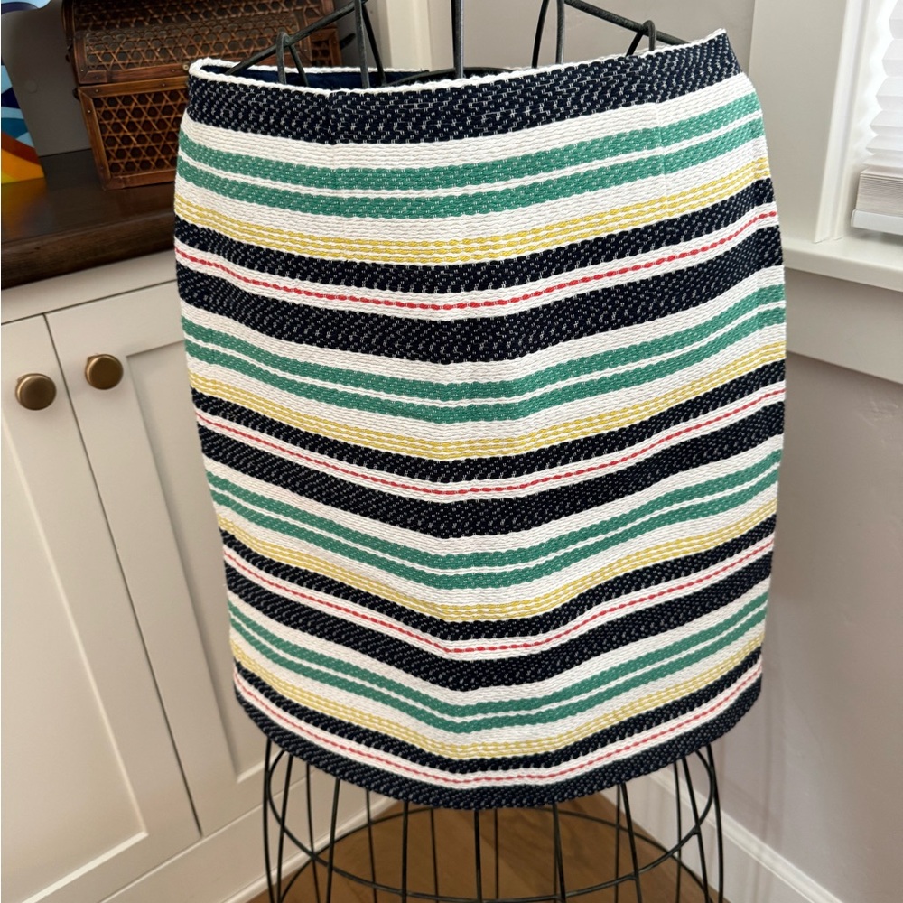 Brooks Brothers Multicolor Striped Mini Skirt